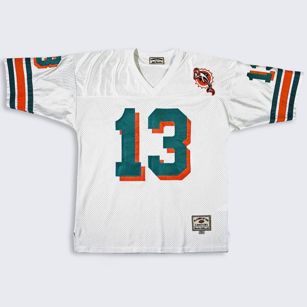 Miami Dolphins Vintage Dan Marino Jeff Hamilton Football Jersey